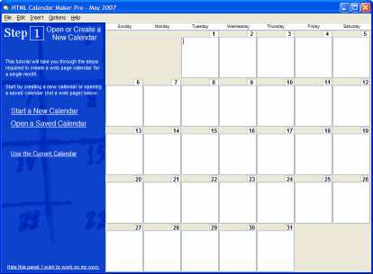 The Calendar Window